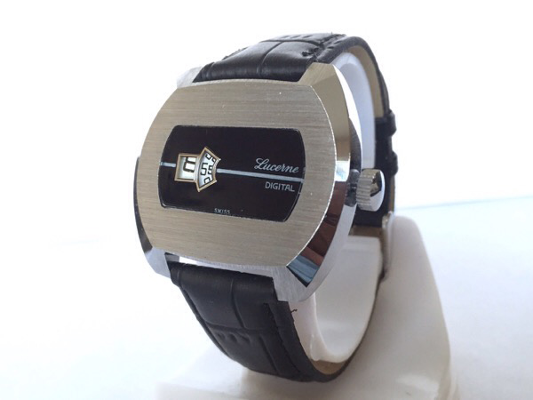 ルチェルン 未使用 ジャンピングアワー 手巻き式 ビンテージウォッチ