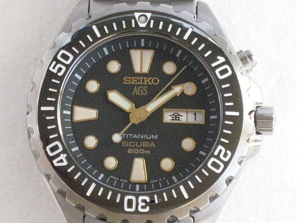 セイコー ダイバー AIR・DIVER'S・200M SCUBA・AGS 5M43-0010