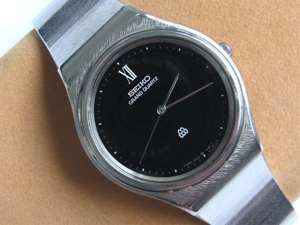 セイコー グランドクオーツ ツインクォーツ レアなブラックミラー