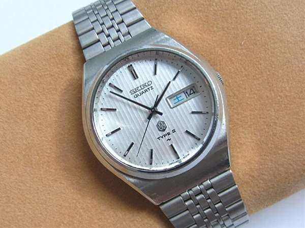 セイコー クォーツ タイプ2 Ref.4623-8010 シルバーのストライプ