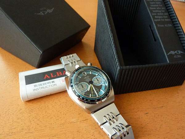セイコー SEIKO ALBA AKA ツノクロノグラフ クォーツ | アンティー