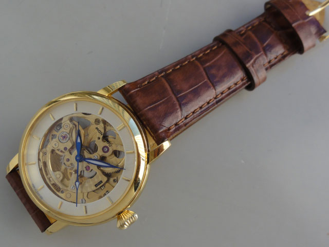 オリエント モンビジュ MON BIJOU 両面スケルトン 手巻 GPケース