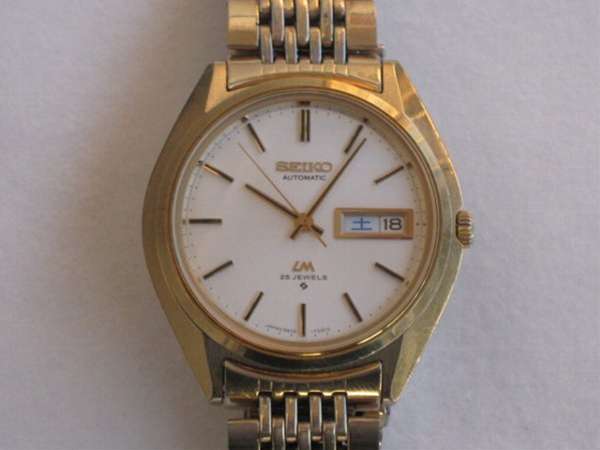 セイコー ロードマチック 5606-7190 25石 ダブルカレンダー ゴールド