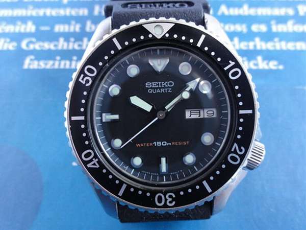 セイコー ダイバー150M ダブルカレンダー クオーツ Ref.6458-6000