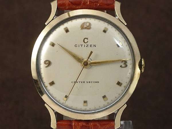 シチズン 1940年代 本中三針 Cマーク 9石 手巻き | アンティー