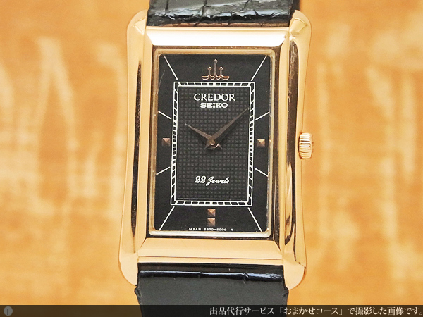 セイコー クレドール Cal.6870搭載 18KT ピンクゴールド金無垢