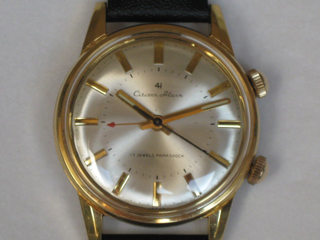 シチズン アラーム 4H 17石 手巻き 20MICRONS C.G.P オーバーホール