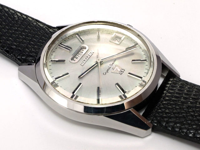 シチズン クリスタルセブン 最多石 43石 自動巻き デイデイト | アン