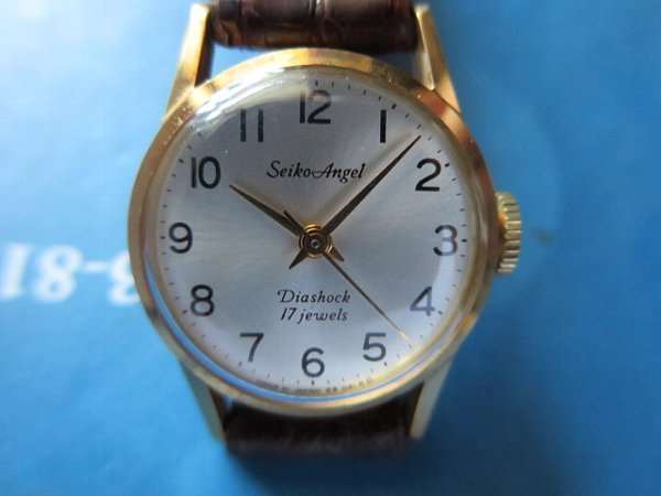 セイコー エンジェル 18金無垢 手巻17石 レディース | アンティー