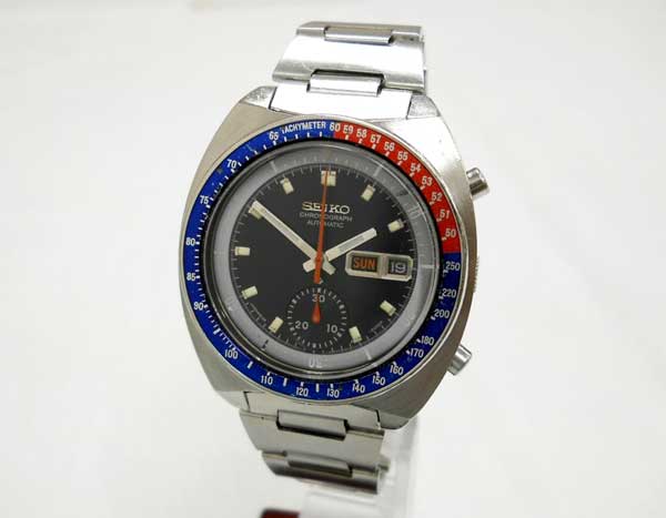 セイコー スピードタイマー 6139-6002 ペプシベゼル デイデイト