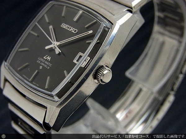 セイコー SEIKO ロードマチック スクエア型 5605-5000 デイト