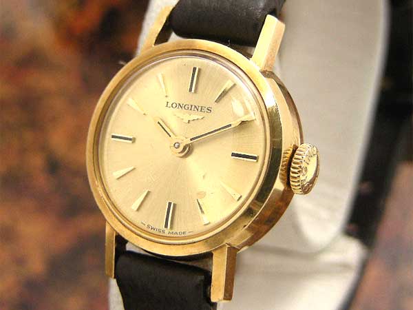 ロンジン レディース 18金無垢 手巻き | アンティーウオッチマンは