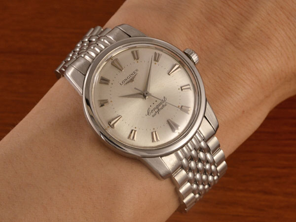 ロンジン LONGINES コンクエスト ファーストモデル 希少SSブレス Ref