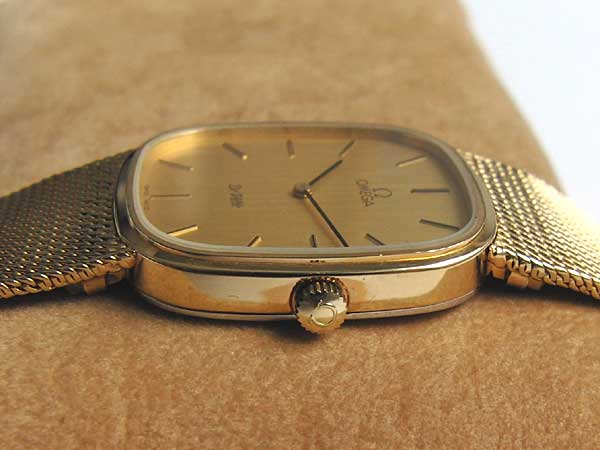 オメガ デ・ビル 手巻き スクエアフェイス ゴールドケース OMEGA De
