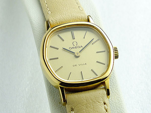 オメガ デビル レディース GP/SS サファイアガラス 精度快調 Cal.625