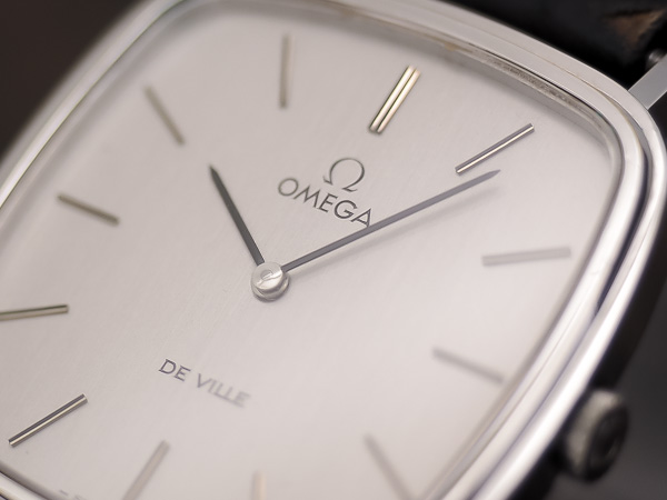 オメガ デビル SS 手巻き Cal.625 スクエアケース スタイリッシュな