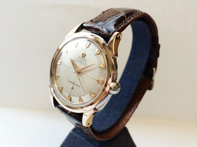 オメガ コンステレーション ダイヤモンド型インデックス ピンク