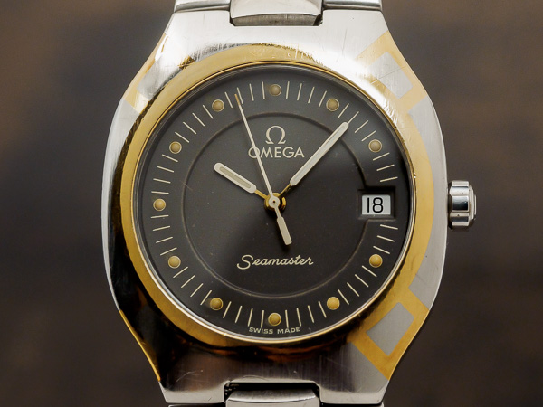 オメガ シーマスター ポラリス クオーツ ボーイズサイズの