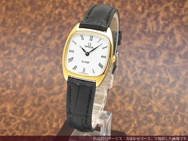 オメガ OMEGA デ・ビル 20MGP Cal.625 レディースウォッチ ローマン