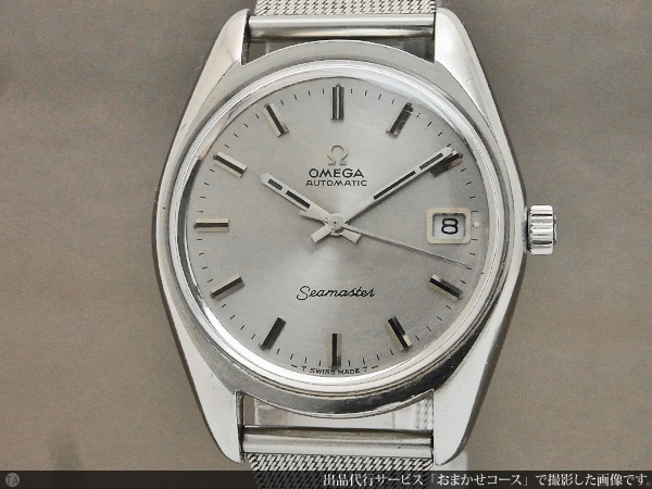 オメガ OMEGA シーマスター デイト Cal.565搭載 メタリックなシルバー