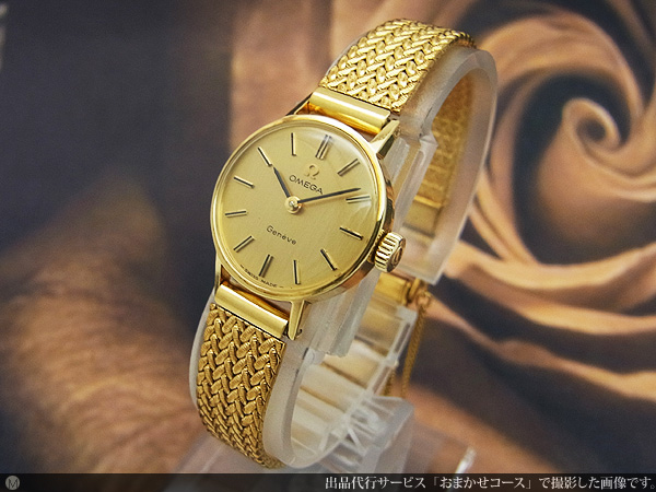 オメガ OMEGA 18金無垢 ラウンド ゴールドケース Cal.620 上品な