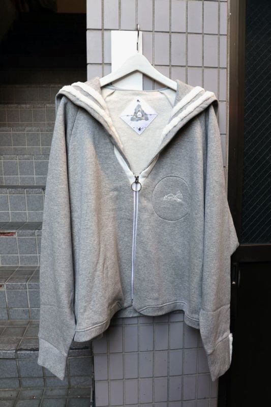 BALMUNG バルムング】セーラースウェットブルゾン グレー