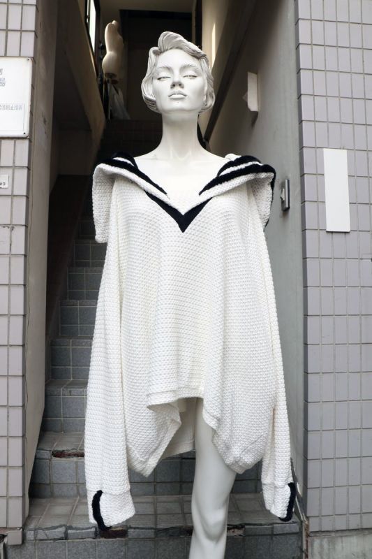 BALMUNG バルムング】セーラービッグサマーニット WHITE