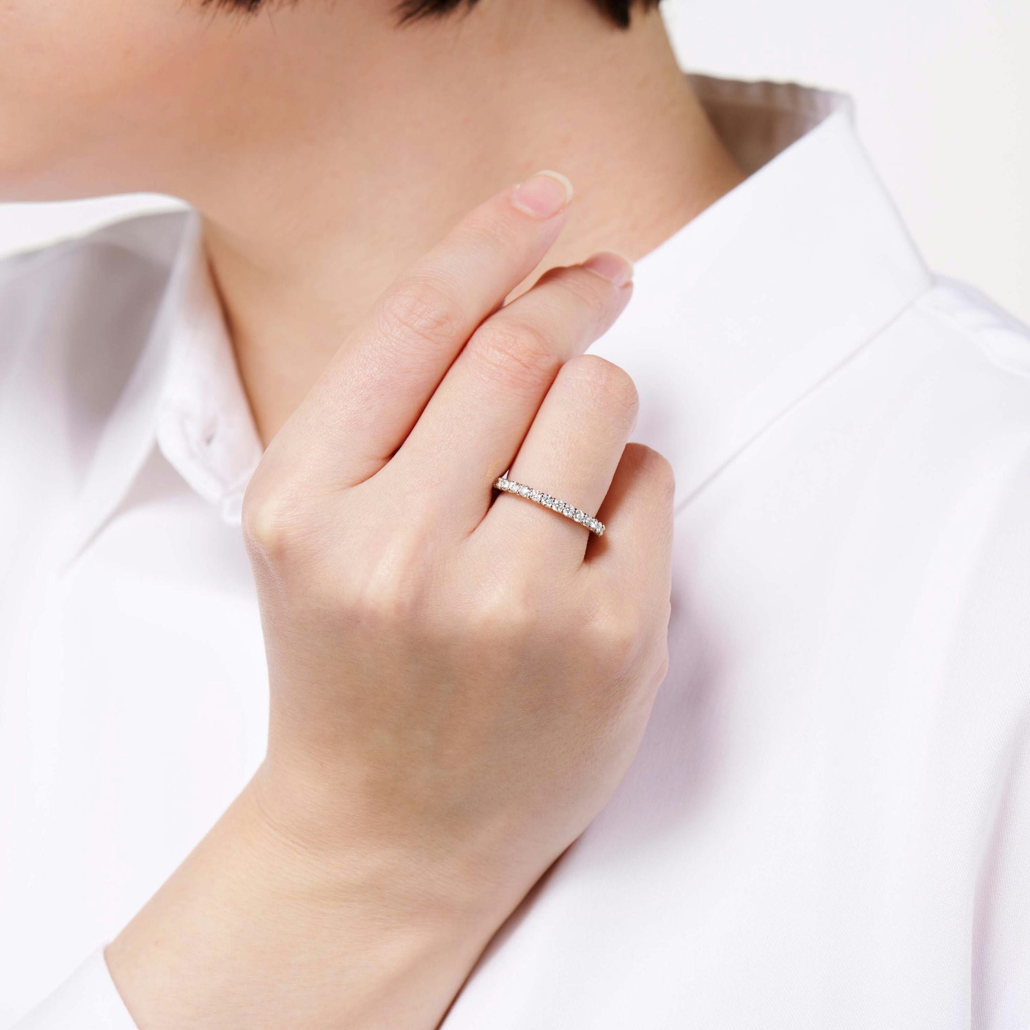 フルエタニティ リング ダイヤモンド 計1.00ct Pt950 プラチナ