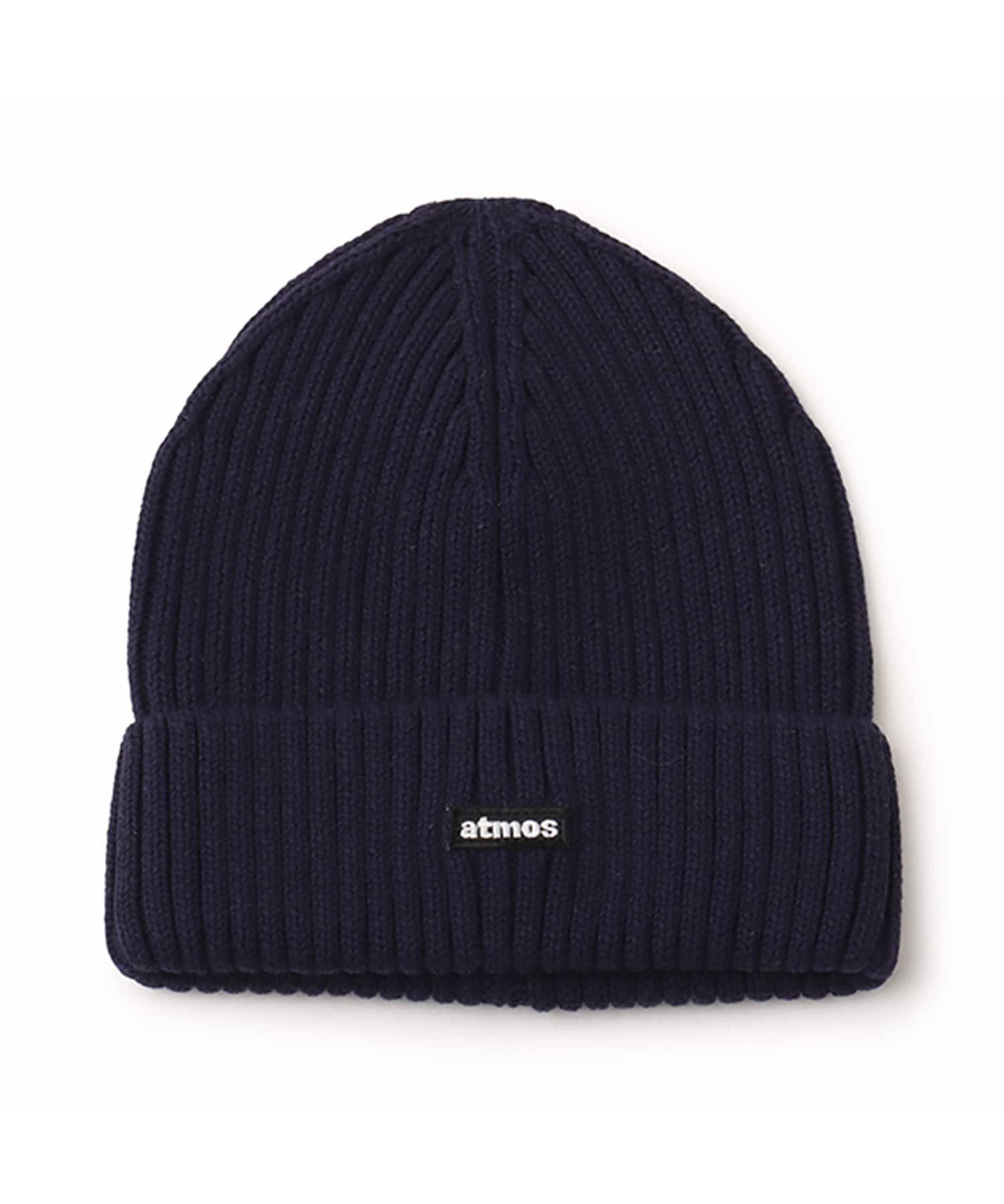 atmos Cotton Knit Cap NAVY（アトモス コットン ニット キャップ