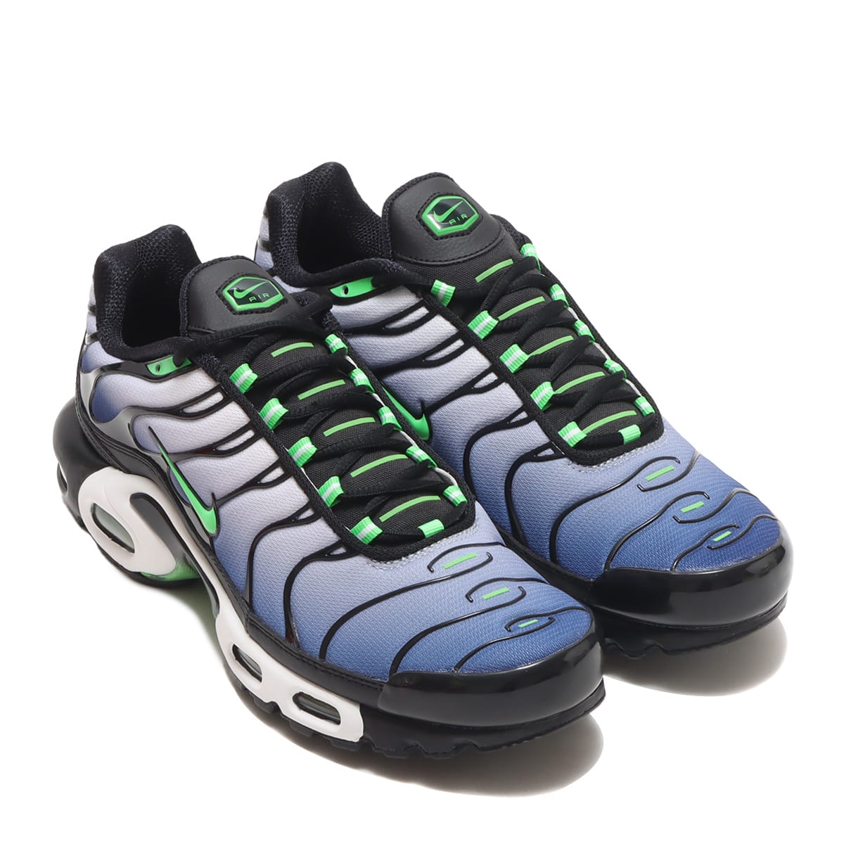 NIKE AIR MAX PLUS BLACK/SCREAM GREEN-WHITE-DEEP ROYAL 23SU-I