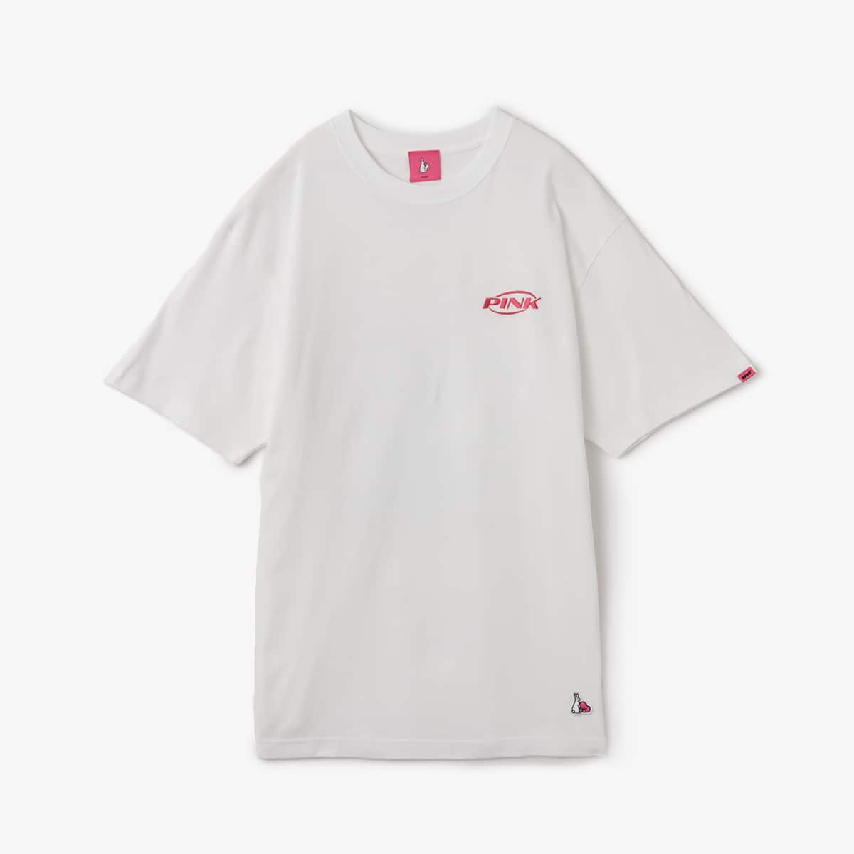 FR2梅 atmos pink collaboration with #FR2梅 S/S T-shirt WHITE