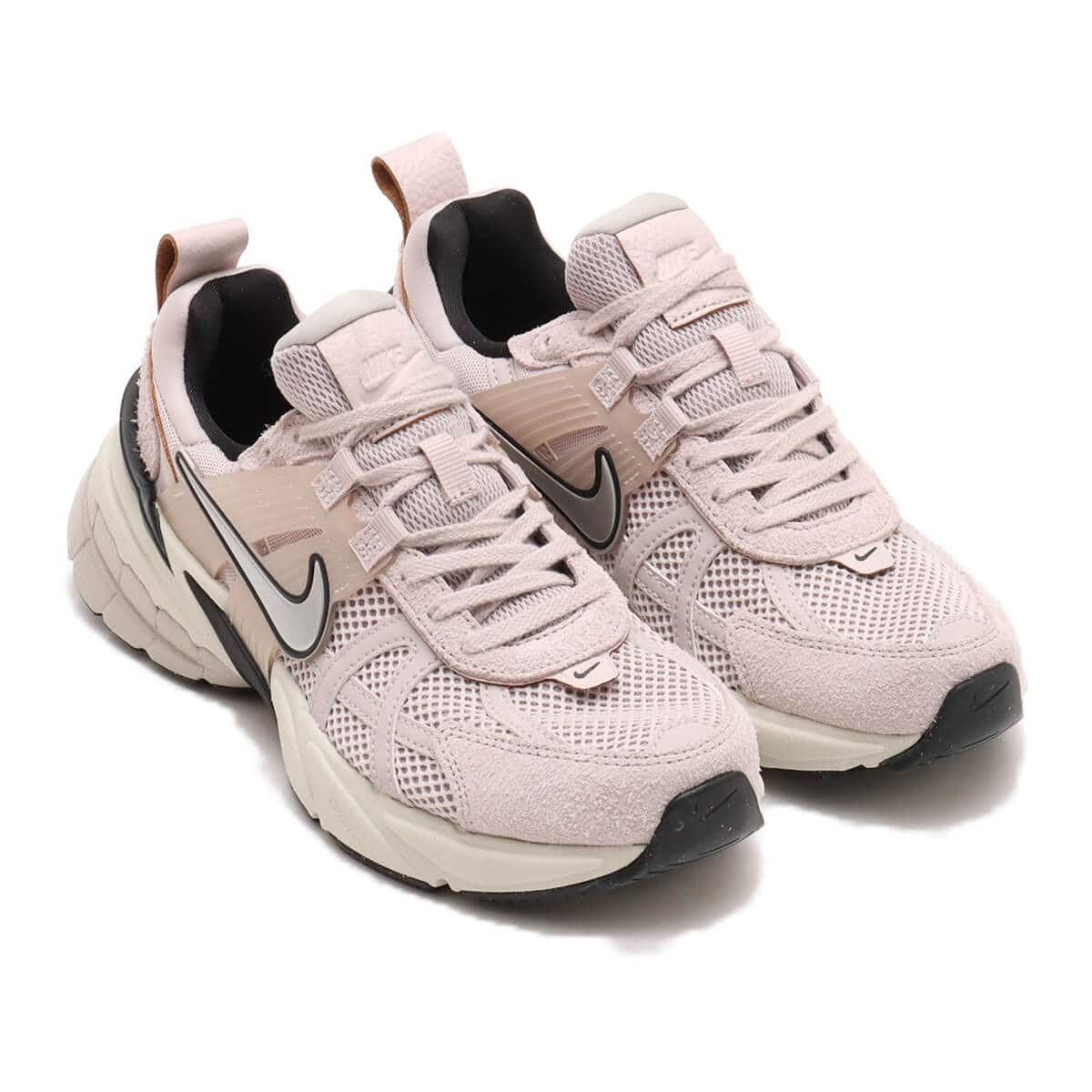 NIKE W V2K RUN PLATINUM VIOLET/CHROME-LIGHT BONE-BLACK（ナイキ