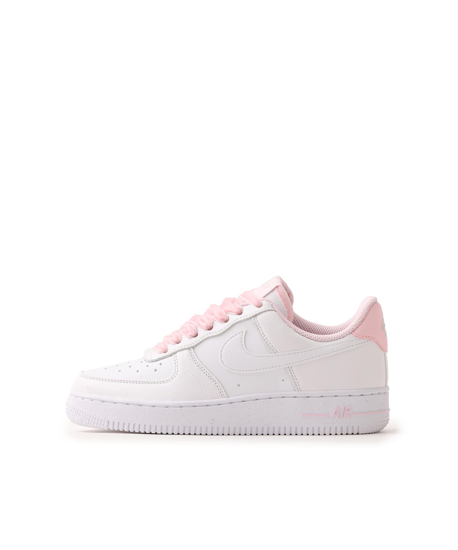 NIKE W AIR FORCE 1 '07 VINTAGE PINK FOAM/WHITE-GREY FOG-METALLIC