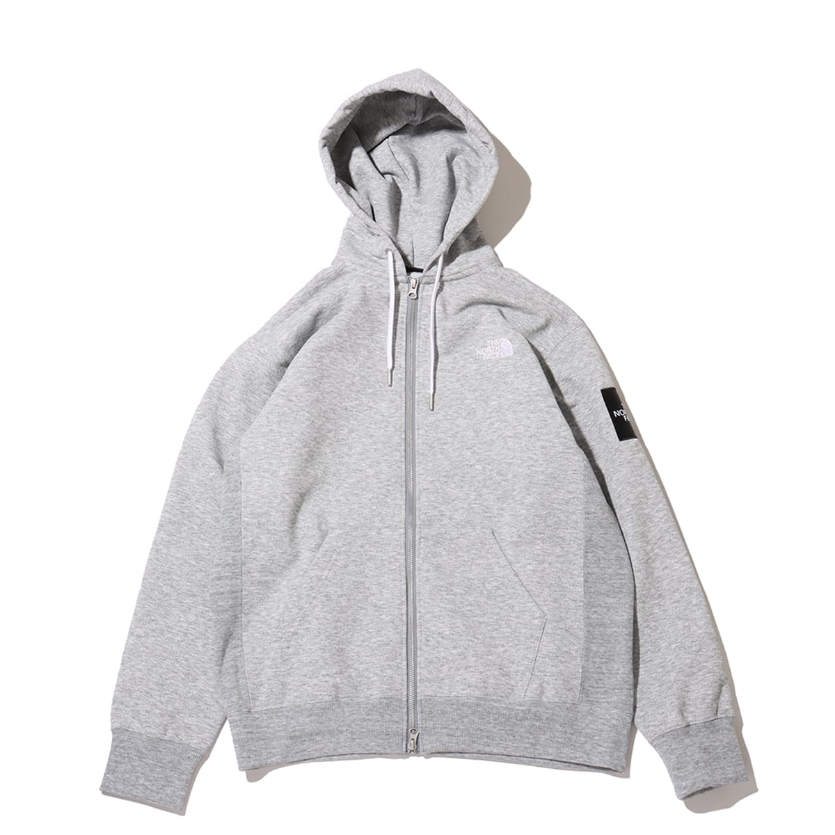 THE NORTH FACE Square Logo Full Zip ミックスグレー2 （ザ・ノース