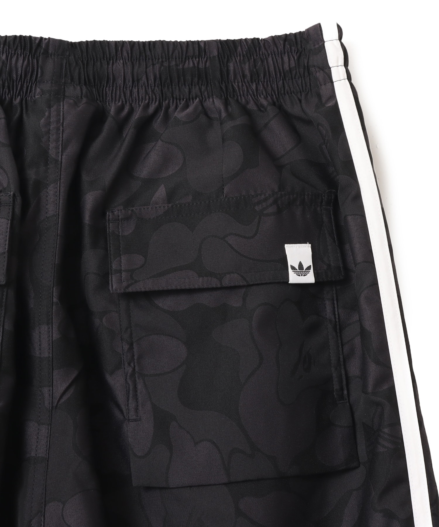 adidas JACQUARD PANTS BAPE ブラック（アディダス ジャカード パンツ