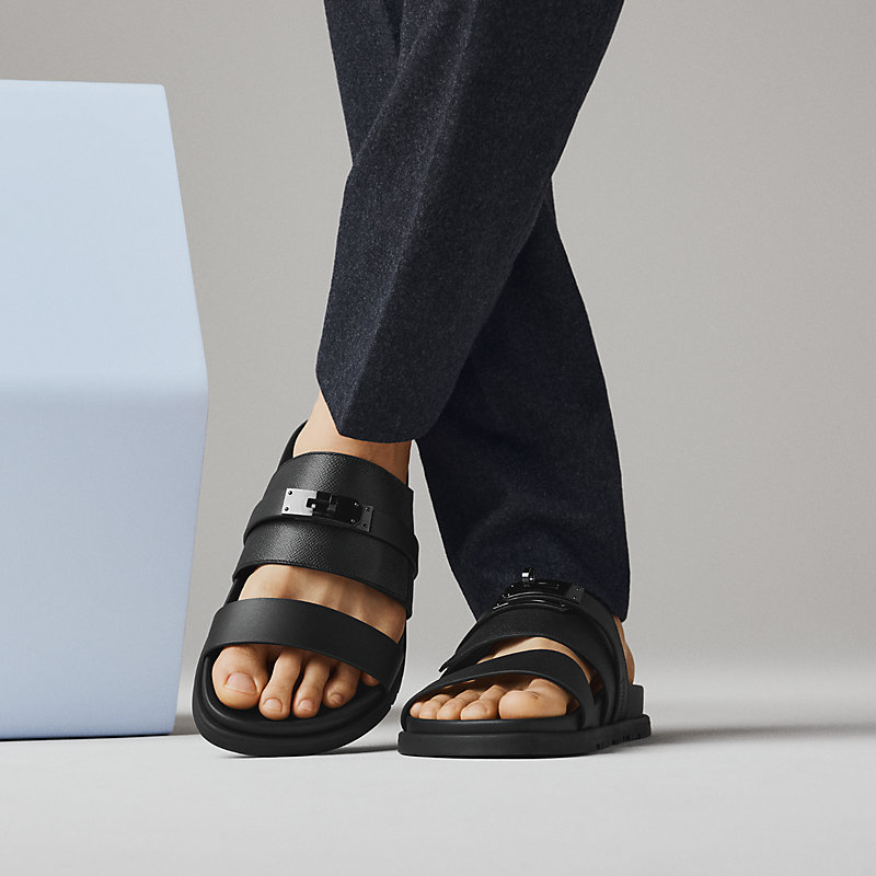 Jackson sandal - Black | Hermès USA