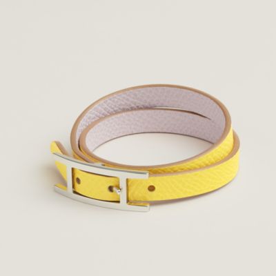 レザーブレスレット 《ビーアピ》 ドゥブルトゥール - パープル