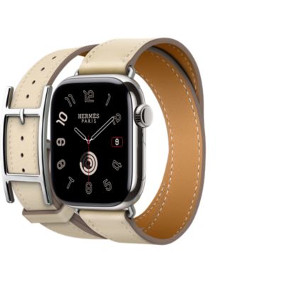 Apple Watch Hermès ドゥブルトゥール 《アピ》 42 mm | Hermès