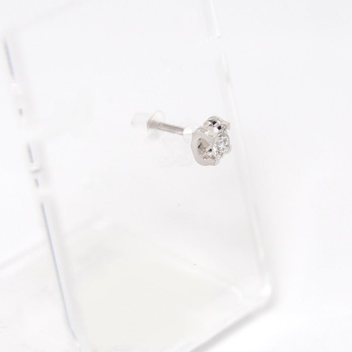 Cartier カルティエ 750WG K18ホワイトゴールド Cドゥ 片耳用ピアス