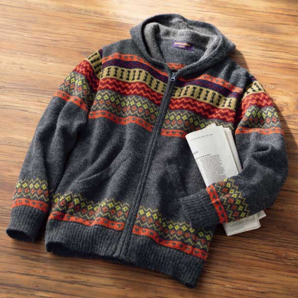 アルパカ100％ ジップアップパーカー｜【アルパカタウン】アルパカ