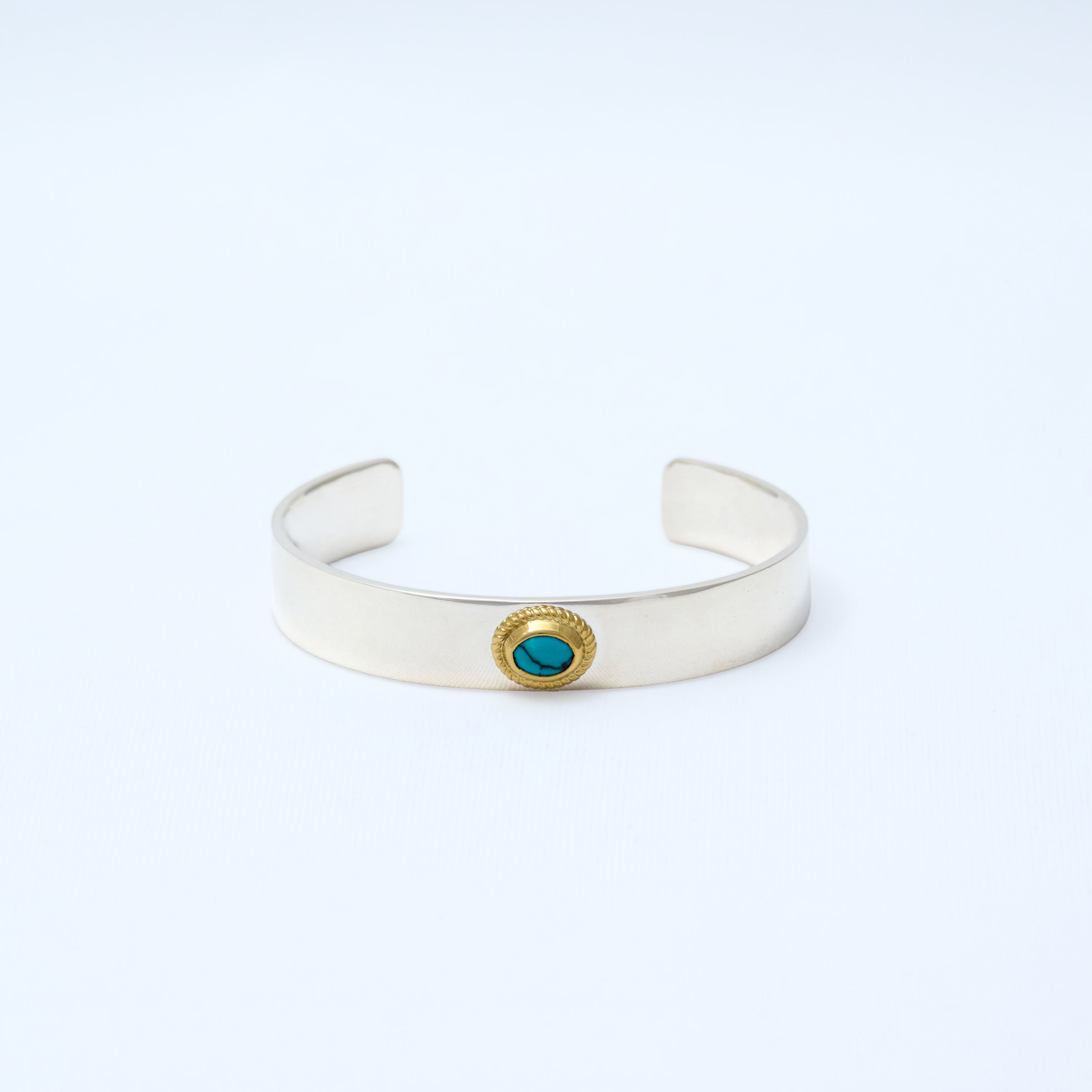 Bangle – AQUA SILVER