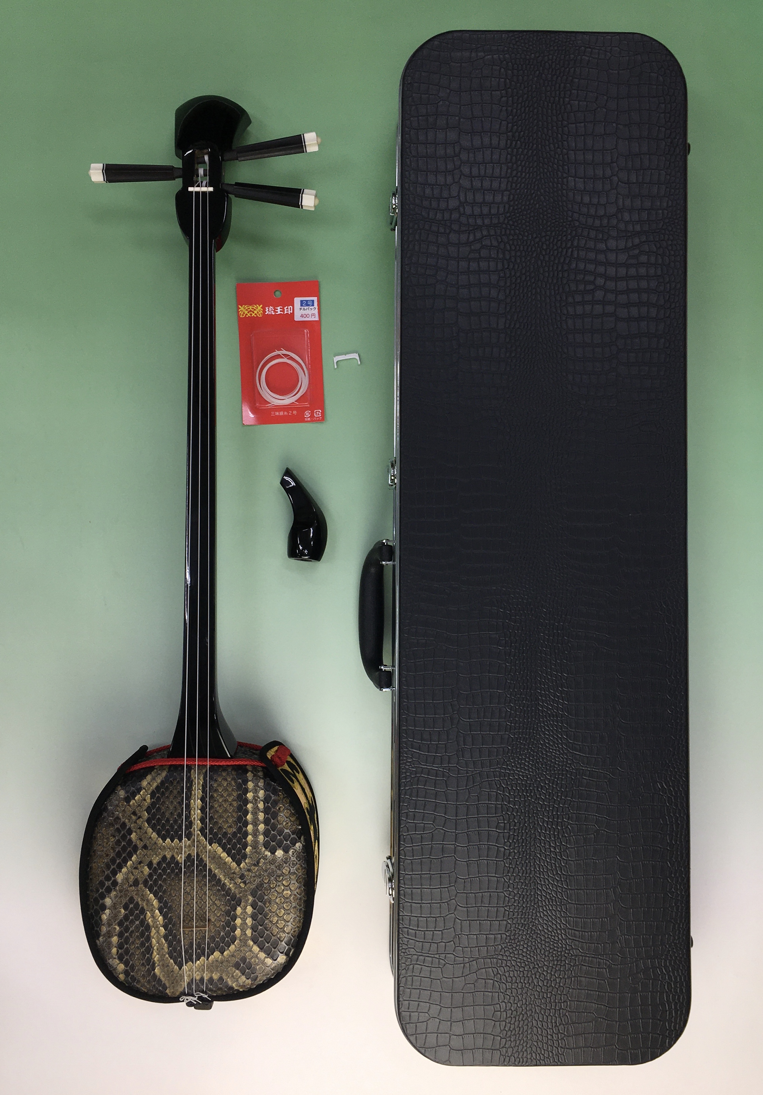 本蛇皮強化張り三線ハードケースセット – 池武当新垣三線店