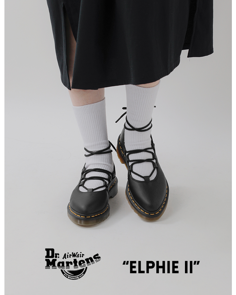 DrMartens ドクターマーチン レースアップ フラット シューズ “Elphie