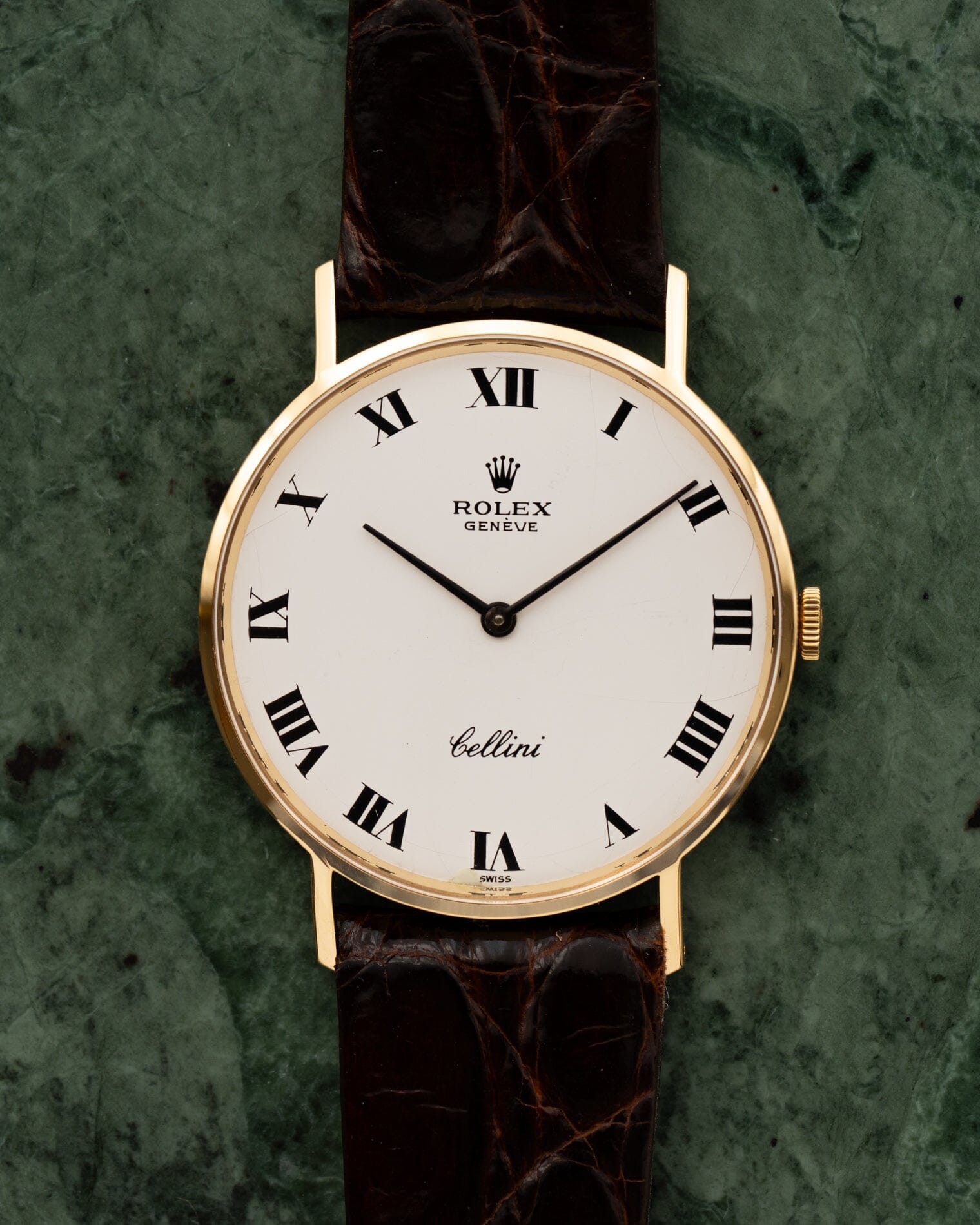 ロレックス チェリーニ 3833 YG ホワイトローマン 1970年代製 | ARBITRO