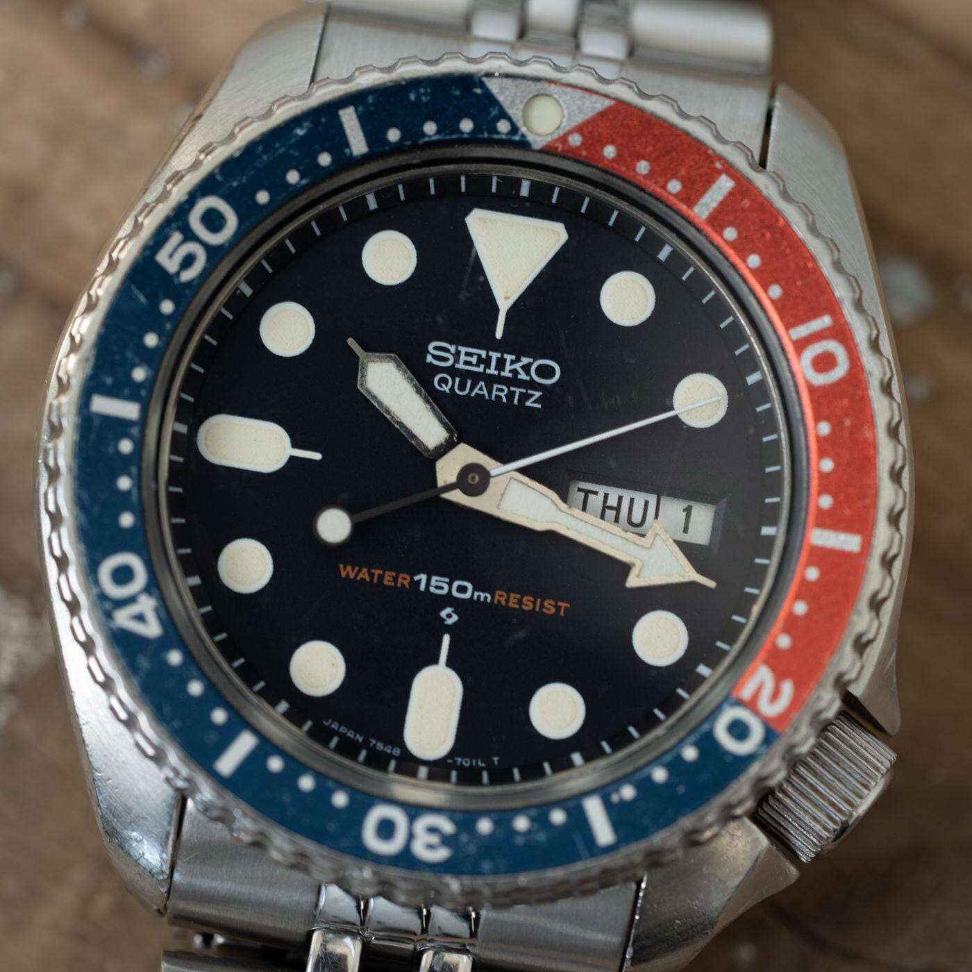 SEIKO セイコー 150mダイバー 7548-700C ペプシベゼル 1981年製 | ARBITRO