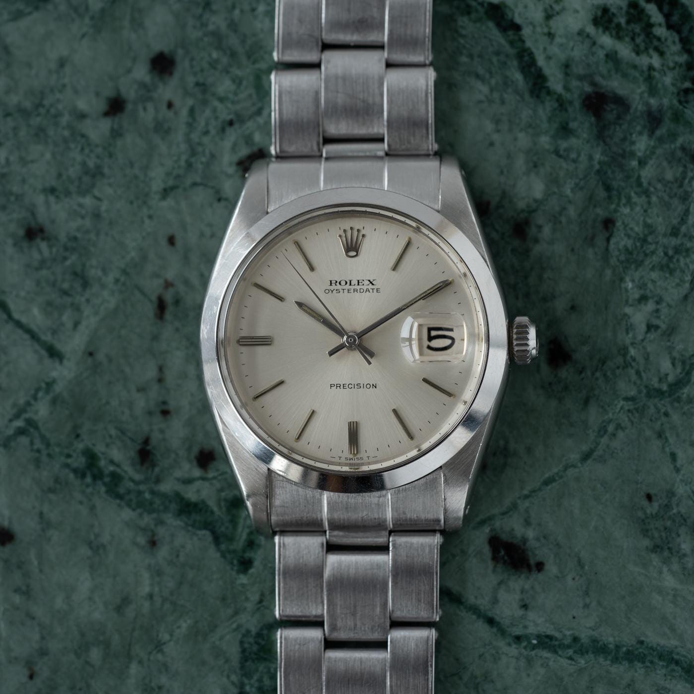 ロレックス オイスターデイト 6694 シルバー 手巻き 1963年製 / ROLEX