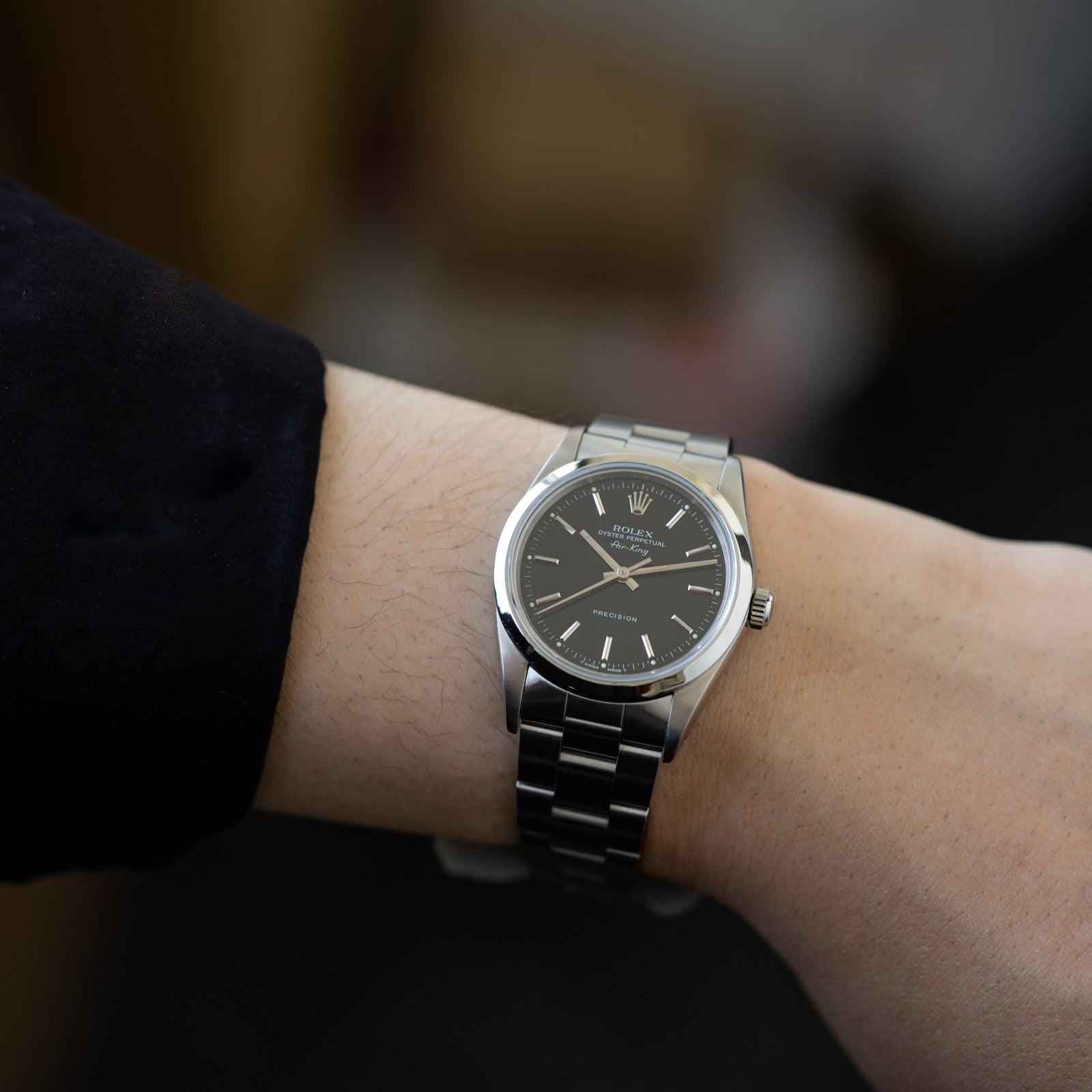 ロレックス エアキング 14000 ブラック 1990年代 / ROLEX Air-King