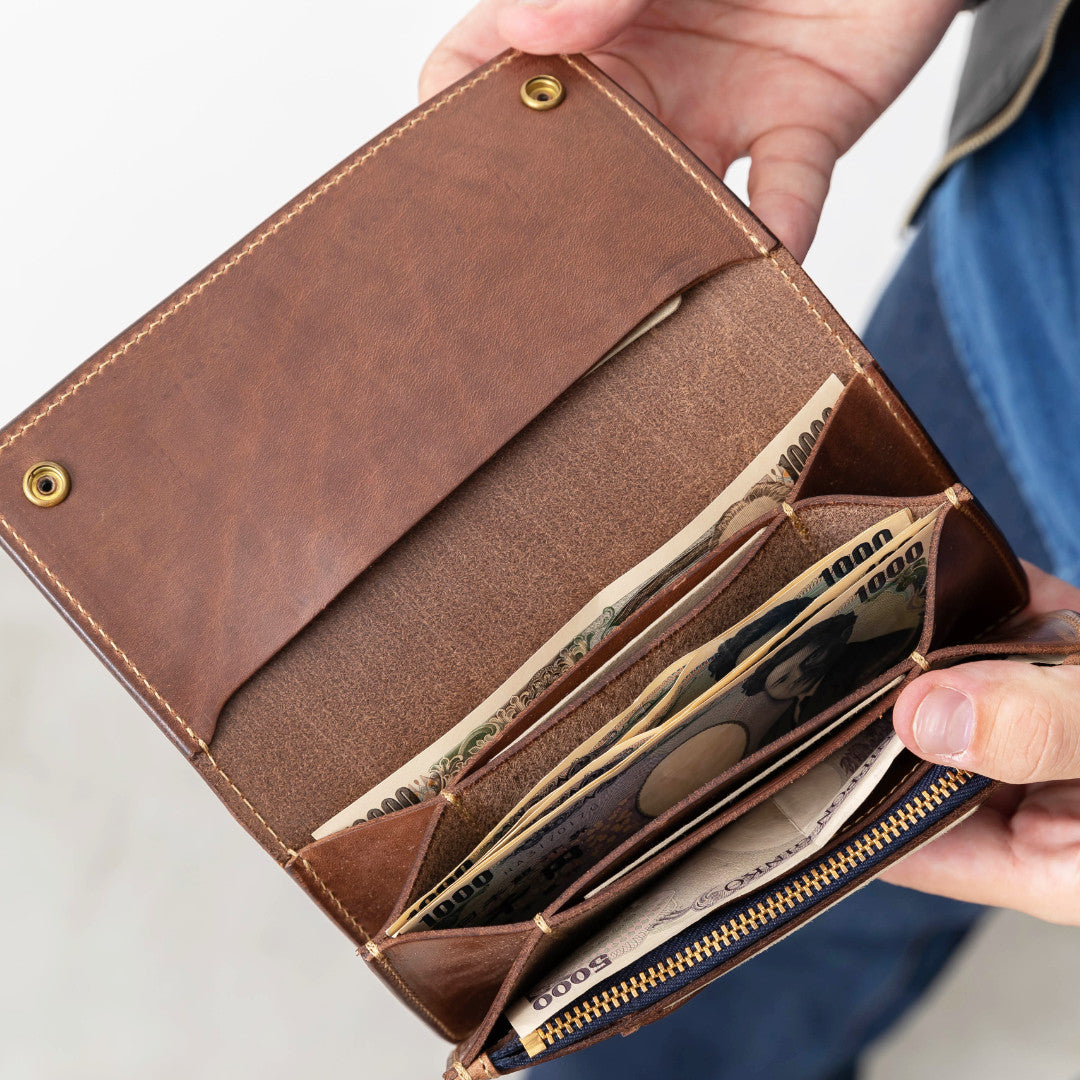 トラッカーズウォレットM クロムエクセル VGW00105AB – ARTBROWN 革