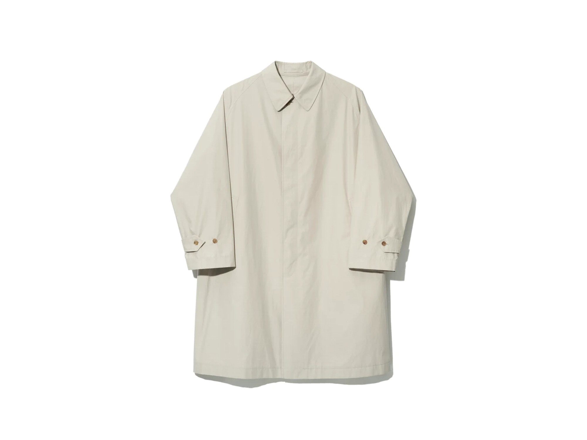 一枚袖の極上コート、アナトミカのシングルラグランコート