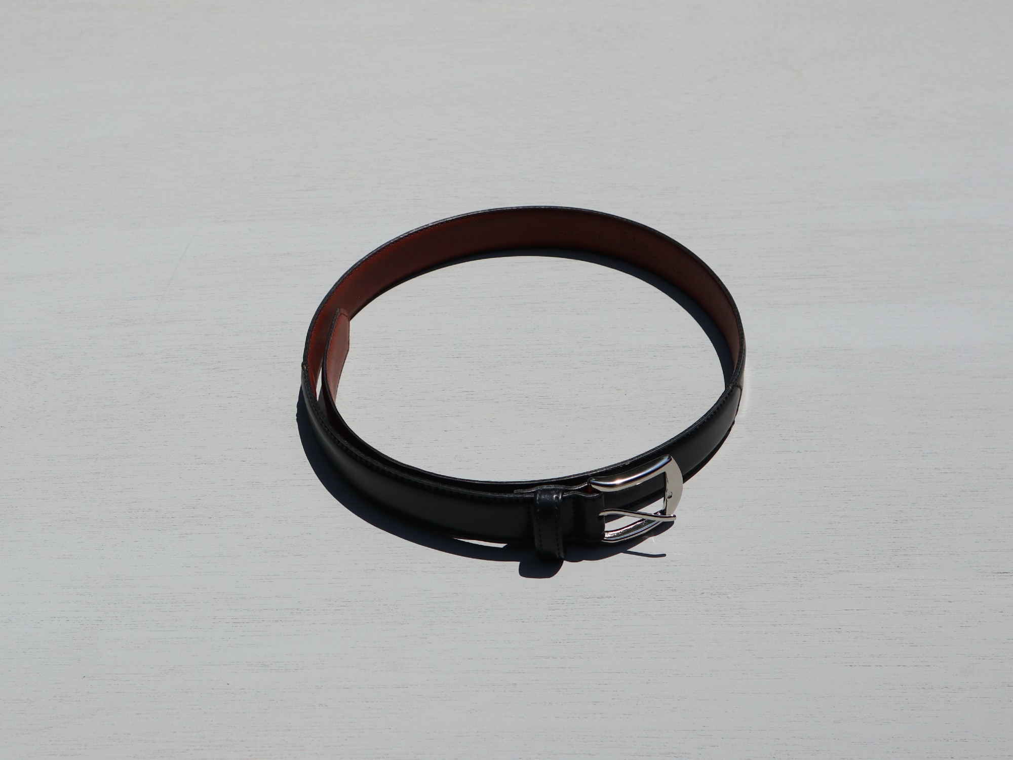 上質な逸品、ALDENのコードバンレザーベルト。 | オーベルジュ、ウティ